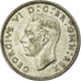 Coin, Great Britain, George VI, Florin, Two Shillings, 1945, EF(40-45), Silver