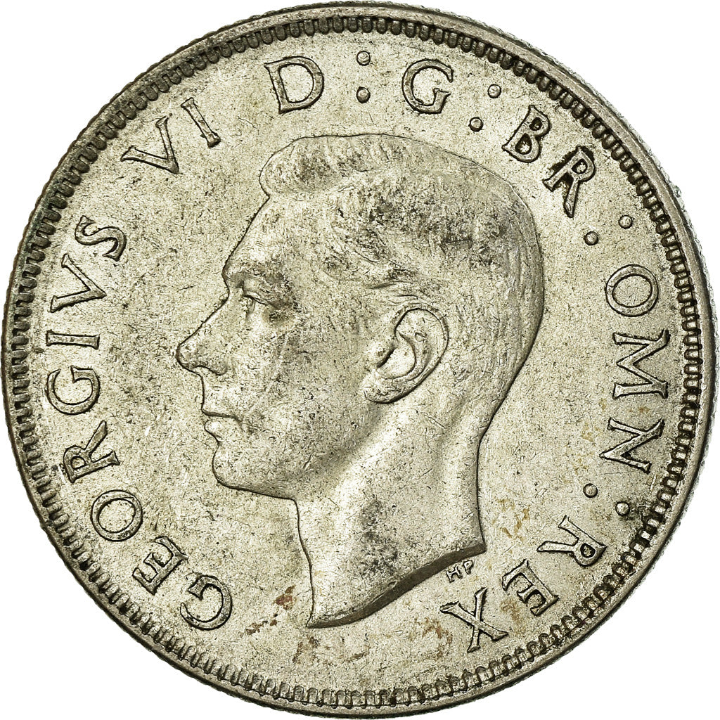 Coin, Great Britain, George VI, Florin, Two Shillings, 1946, EF(40-45), Silver