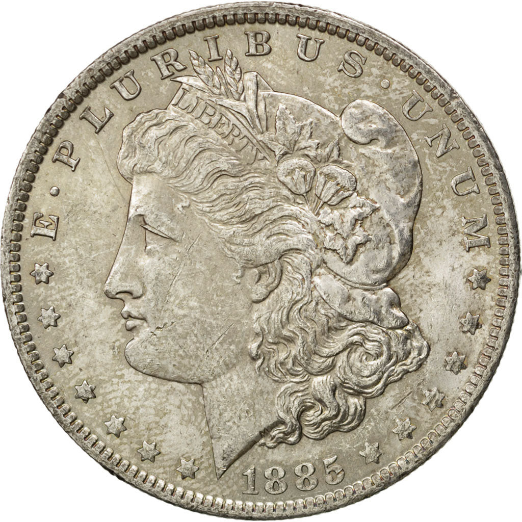 UNITED STATES, Morgan Dollar, Dollar, 1885, U.S. Mint, KM #110, AU(50-53),...