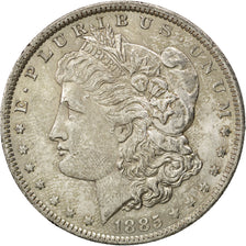 UNITED STATES, Morgan Dollar, Dollar, 1885, U.S. Mint, KM #110, AU(50-53),...