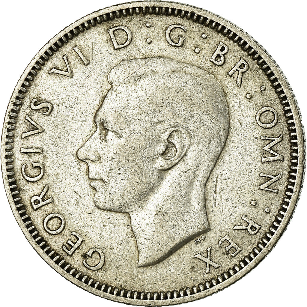 Coin, Great Britain, George VI, Shilling, 1945, EF(40-45), Silver, KM:853