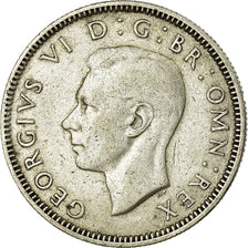 Coin, Great Britain, George VI, Shilling, 1945, EF(40-45), Silver, KM:853