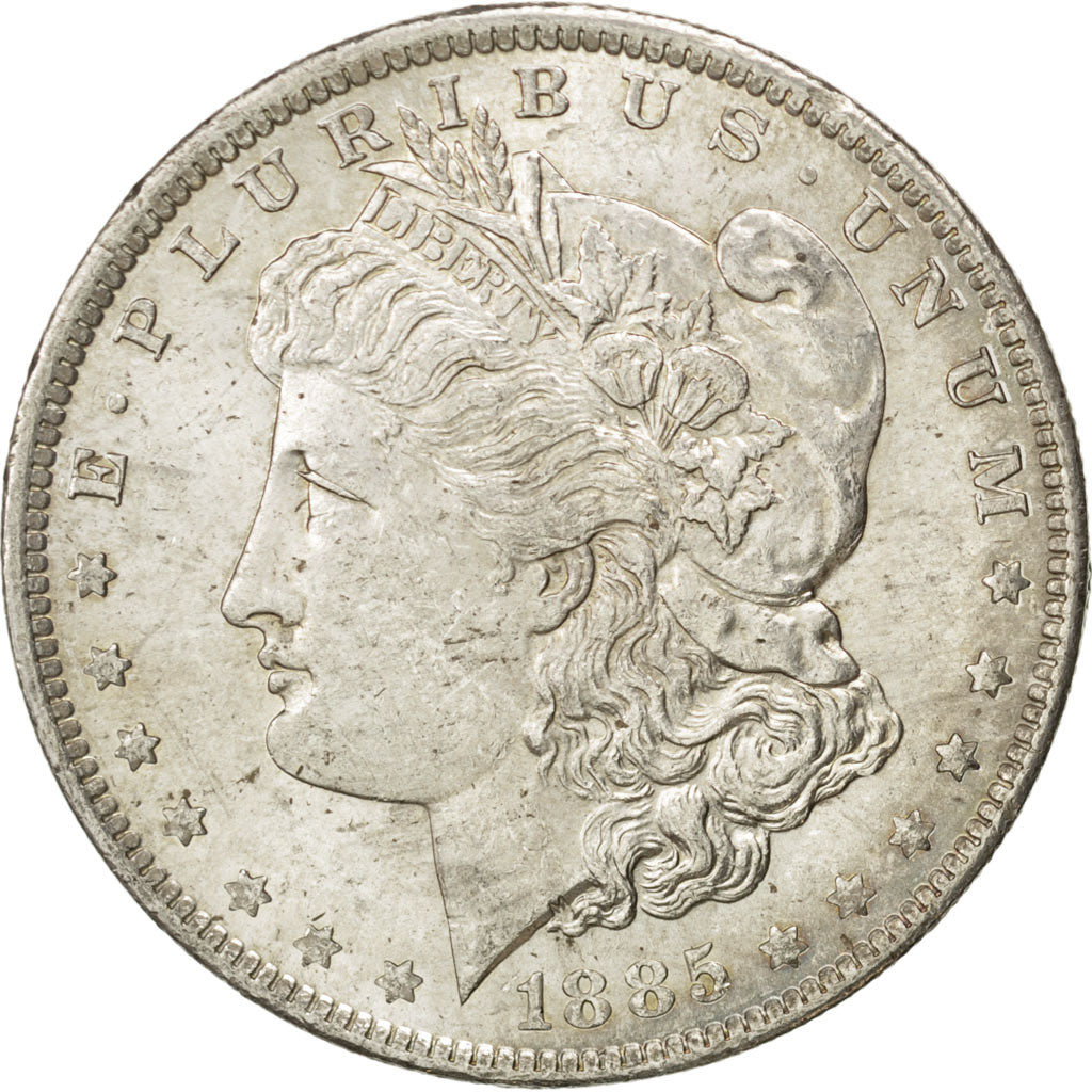 UNITED STATES, Morgan Dollar, Dollar, 1885, U.S. Mint, KM #110, AU(50-53),...