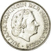 Coin, Netherlands, Juliana, 2-1/2 Gulden, 1962, EF(40-45), Silver, KM:185