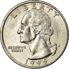 Moneda, Estados Unidos, Washington Quarter, Quarter, 1995, U.S. Mint