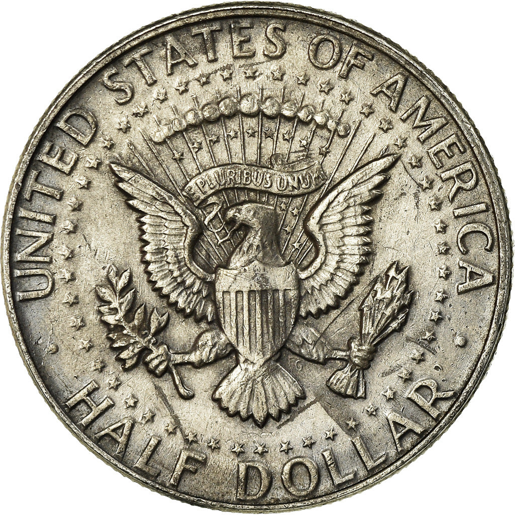 Coin, United States, Kennedy Half Dollar, Half Dollar, 1964, U.S. Mint
