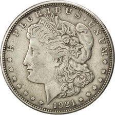 UNITED STATES, Peace Dollar, Dollar, 1921, U.S. Mint, KM #150, VF(30-35),...