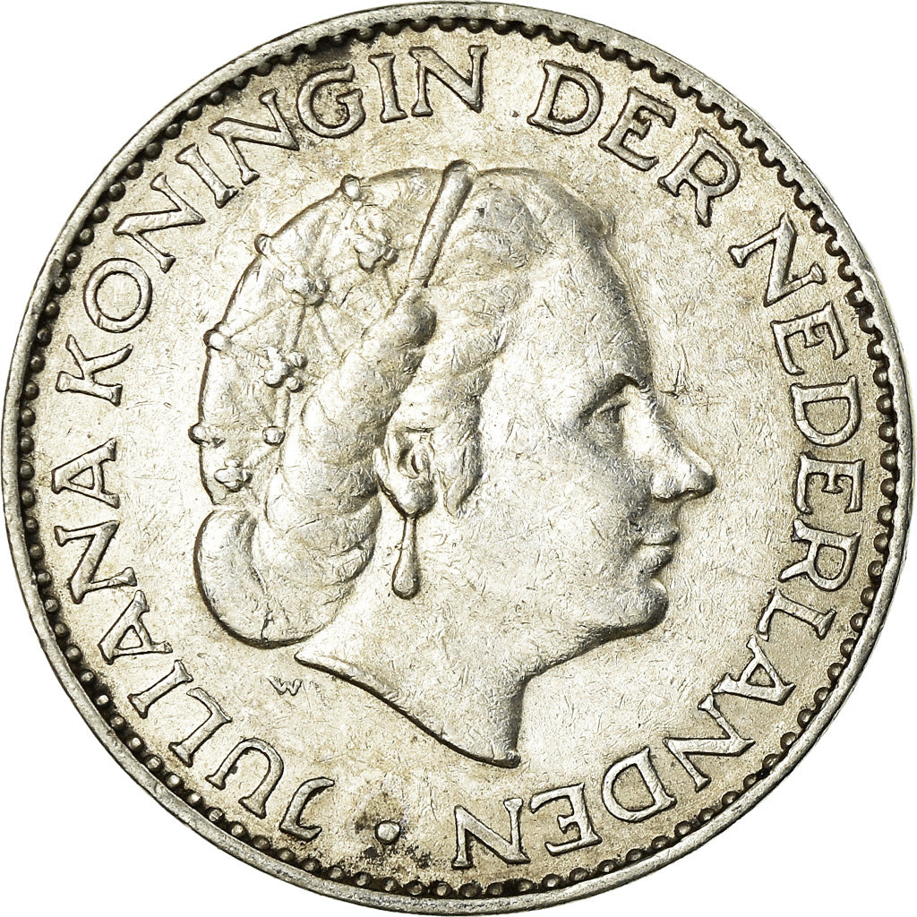 Monnaie, Pays-Bas, Juliana, Gulden, 1957, TTB, Argent, KM:184