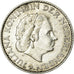 Coin, Netherlands, Juliana, Gulden, 1957, EF(40-45), Silver, KM:184