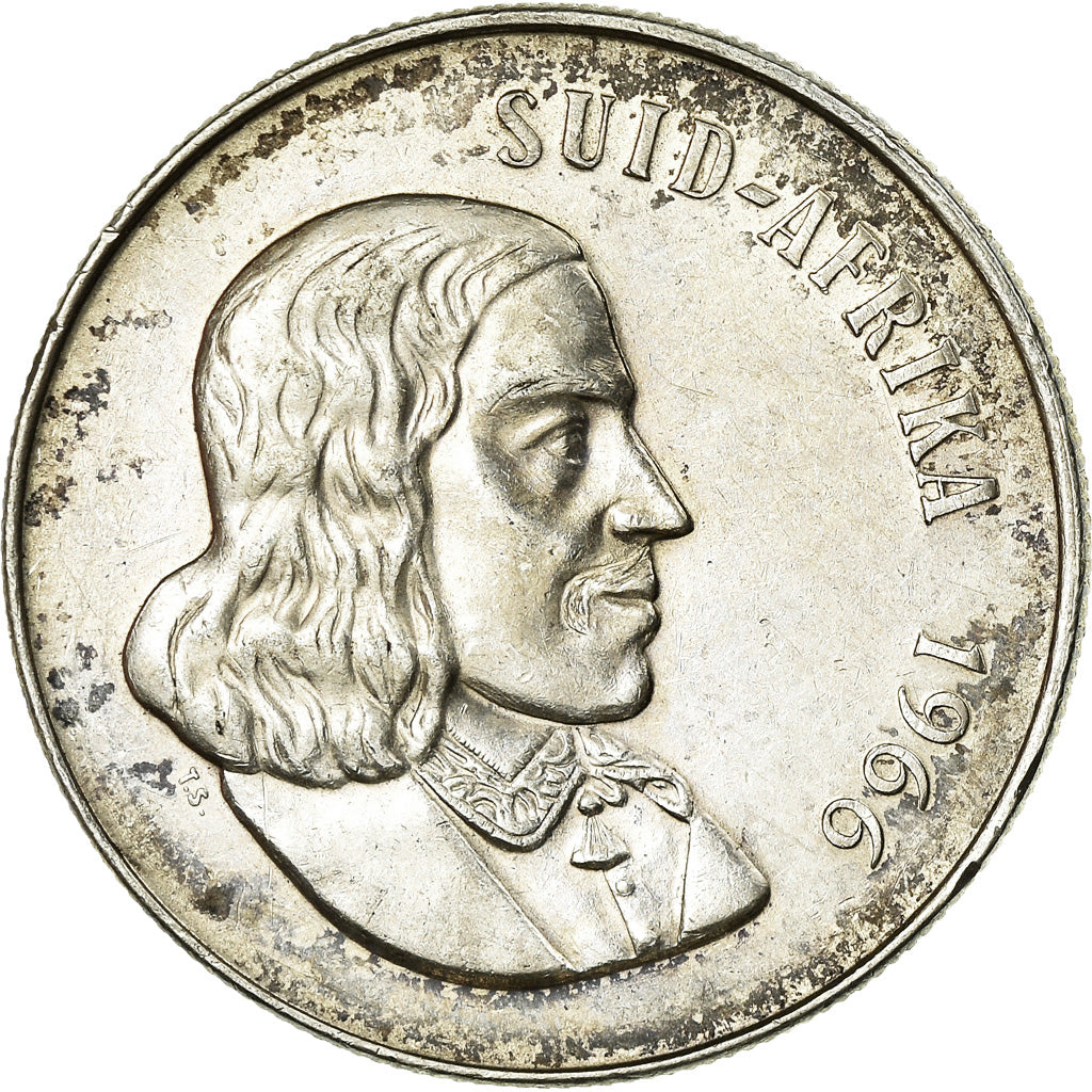 Coin, South Africa, Rand, 1966, EF(40-45), Silver, KM:71.1