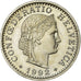 Monnaie, Suisse, 20 Rappen, 1992, Bern, TTB, Copper-nickel, KM:29a