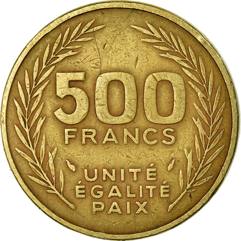 Monnaie, Djibouti, 500 Francs, 1989, Paris, TTB, Aluminum-Bronze, KM:27