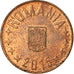 Moeda, Roménia, 5 Bani, 2015, EF(40-45), Aço Cromado a Cobre