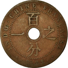 Moneta, INDOCINA FRANCESE, Cent, 1922, Paris, MB, Bronzo, KM:12.1