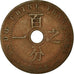 Moneta, INDOCINA FRANCESE, Cent, 1922, Paris, MB, Bronzo, KM:12.1