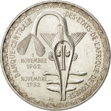Monnaie, West African States, 5000 Francs, 1982, SUP, Argent, KM:11