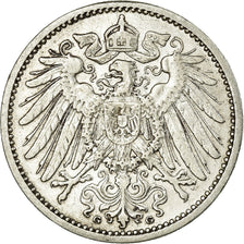 Moneta, GERMANIA - IMPERO, Wilhelm II, Mark, 1908, Karlsruhe, BB, Argento, KM:14