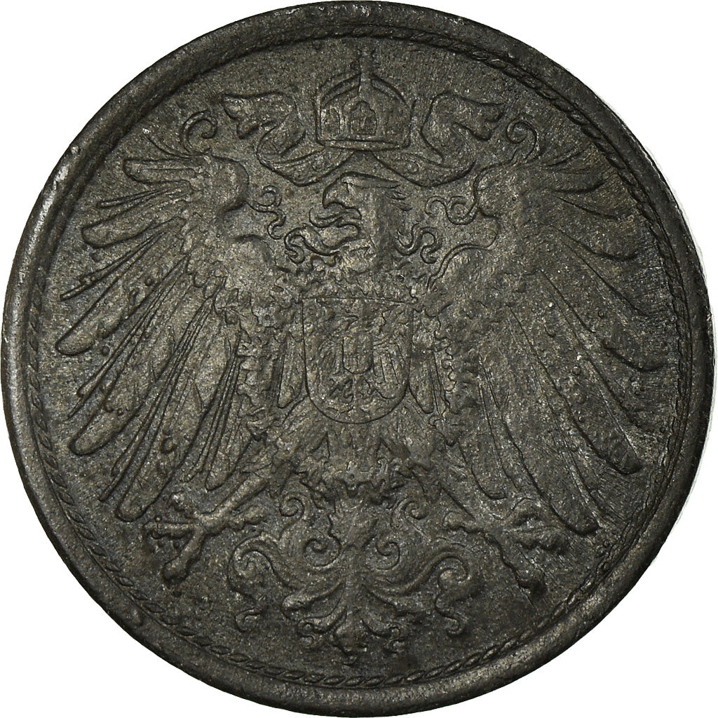 Moneta, GERMANIA - IMPERO, 10 Pfennig, 1921, Berlin, BB, Zinco, KM:26