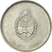 Coin, Argentina, 500 Australes, 1991, EF(40-45), Aluminum, KM:104