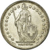 Coin, Switzerland, 2 Francs, 1948, Bern, AU(55-58), Silver, KM:21