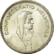Coin, Switzerland, 5 Francs, 1965, Bern, AU(55-58), Silver, KM:40