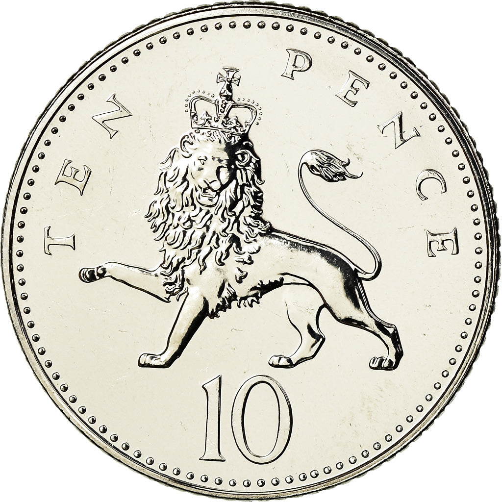 Coin, Great Britain, Elizabeth II, 10 Pence, 2008, MS(63), Copper-nickel, KM:989