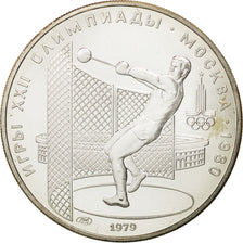 RUSSIA, 5 Roubles, 1979, KM #167, MS(60-62), Silver, 16.54