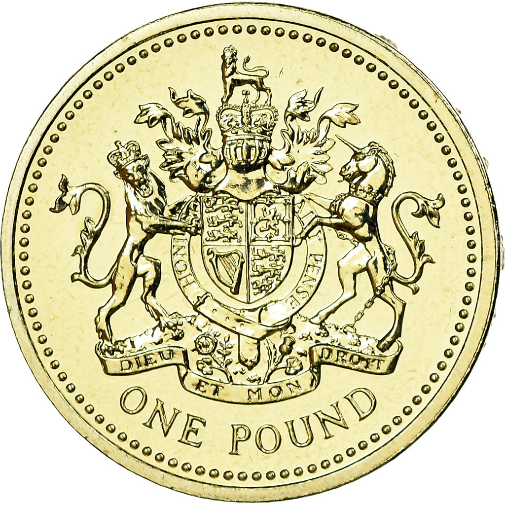 Coin, Great Britain, Elizabeth II, Pound, 2008, MS(63), Nickel-brass, KM:993