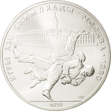 RUSSIA, 10 Roubles, 1979, KM #171, MS(60-62), Silver, 33.36