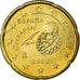 Spain, 20 Euro Cent, 2002, AU(55-58), Brass, KM:1044