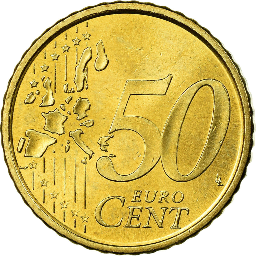 Spanje, 50 Euro Cent, 2003, UNC-, Tin, KM:1045