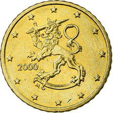 Finlandia, 50 Euro Cent, 2000, SPL, Ottone, KM:103