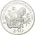 Coin, Zaire, 2-1/2 Zaires, 1975, MS(63), Silver, KM:9