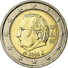 Belgium, 2 Euro, 2008, MS(63), Bi-Metallic, KM:281