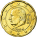Belgio, 20 Euro Cent, 2009, SPL, Ottone, KM:278