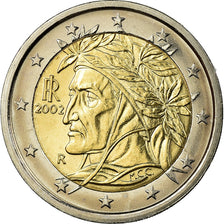 Italia, 2 Euro, 2002, SC, Bimetálico, KM:217