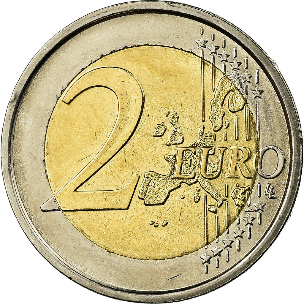 Italia, 2 Euro, 2002, SC, Bimetálico, KM:217