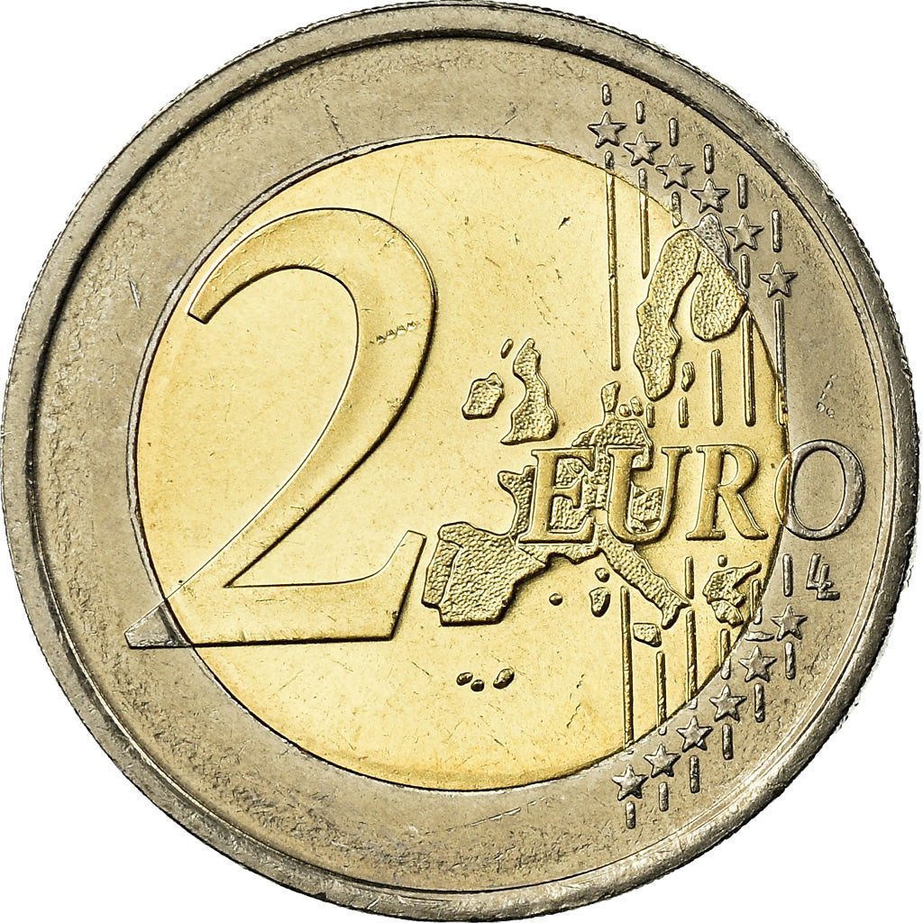 IRELAND REPUBLIC, 2 Euro, 2002, MS(63), Bi-Metallic, KM:39