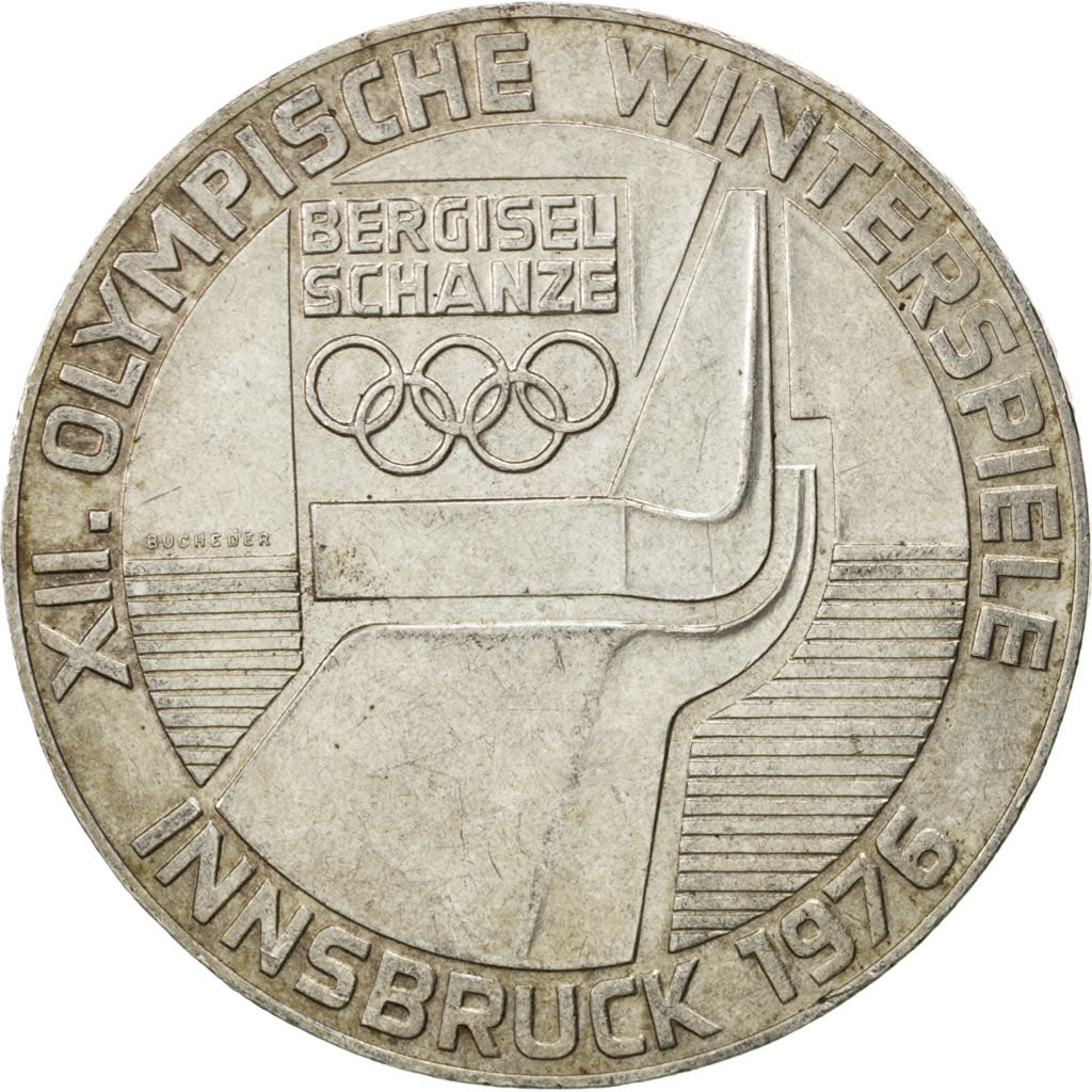 AUSTRIA, 100 Schilling, 1976, KM #2929, AU(50-53), Silver, 36, 23.92