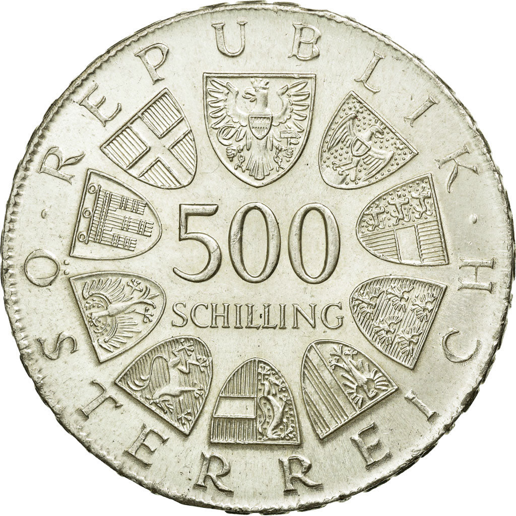 Monnaie, Autriche, 500 Schilling, 1981, SUP, Argent, KM:2953