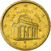 San Marino, 10 Euro Cent, 2004, MS(63), Brass, KM:443
