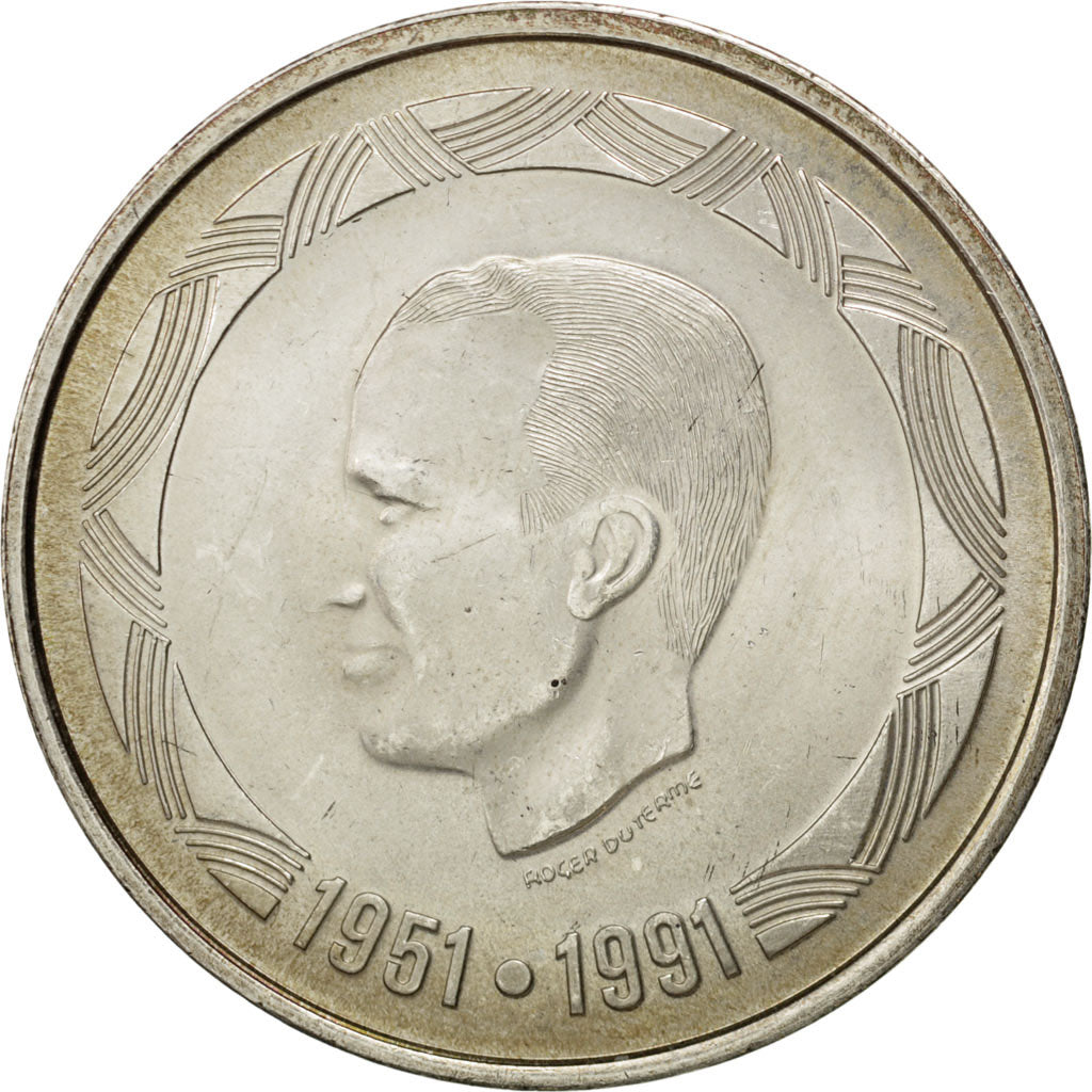 Belgio, 500 Francs, 500 Frank, 1991, SPL-, Argento, KM:197
