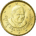 CIDADE DO VATICANO, 10 Euro Cent, 2008, MS(63), Latão, KM:385