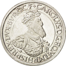 BELGIUM, 5 ECU, 1987, KM #166, AU(55-58), Silver, 37, 22.86