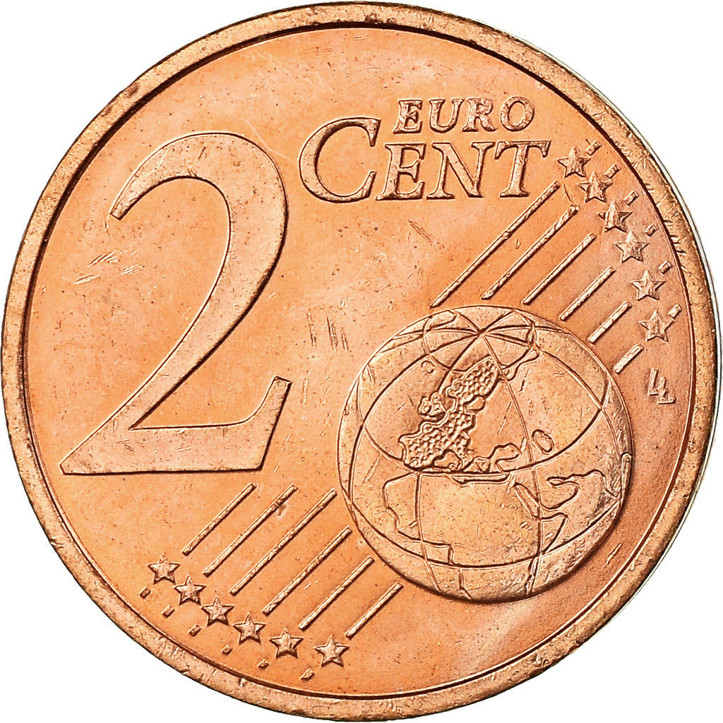 Monaco, 2 Euro Cent, 2001, MS(63), Copper Plated Steel, KM:168