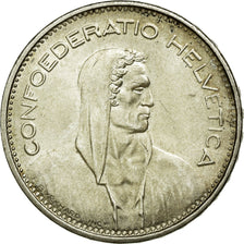 Coin, Switzerland, 5 Francs, 1965, Bern, AU(50-53), Silver, KM:40