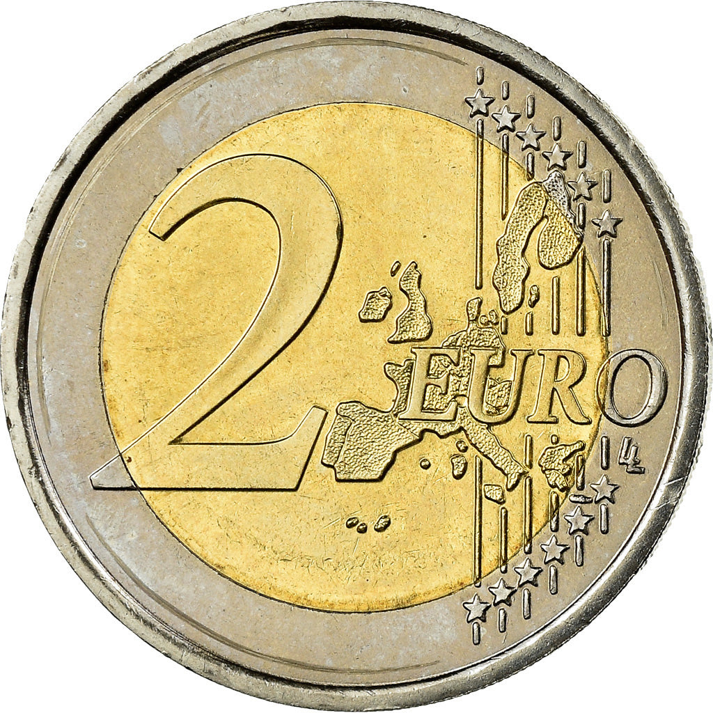Monaco, 2 Euro, 2002, UNZ, Bi-Metallic, KM:174