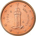San Marino, Euro Cent, 2006, MS(63), Copper Plated Steel, KM:440