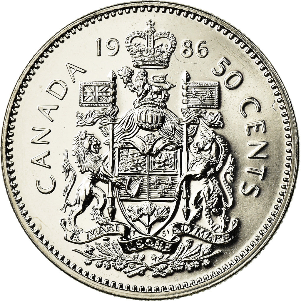 Münze, Kanada, Elizabeth II, 50 Cents, 1986, Royal Canadian Mint, Ottawa, STGL