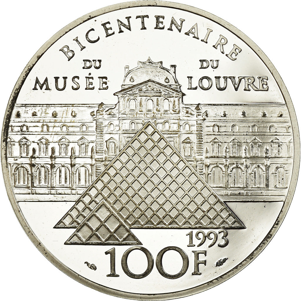 Coin, France, 100 Francs, 1993, BE, MS(65-70), Silver, KM:1020, Gadoury:C51